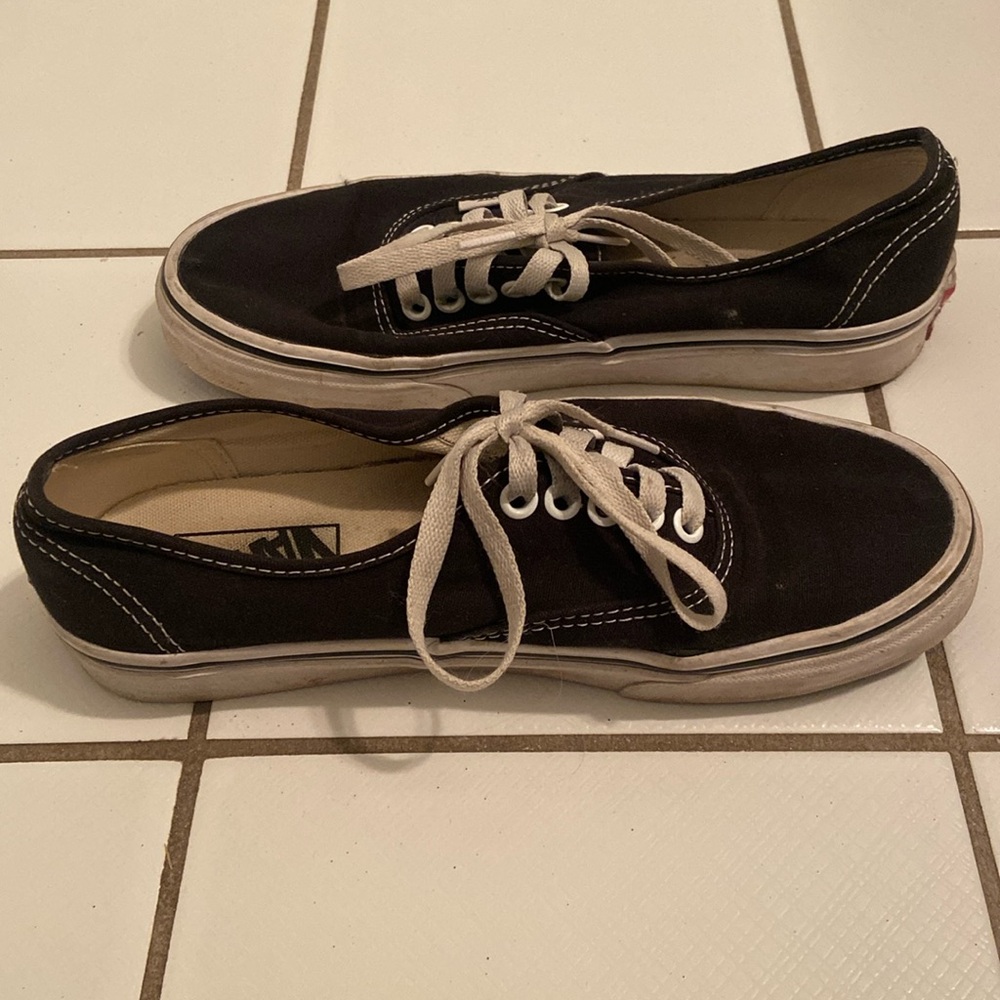 Vans Black Atwood Low Canvas Sneakers